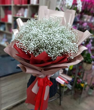 Букет цветов из: Гипсофила в Новосиле
