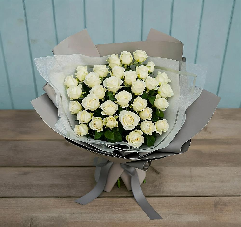 Букет Белоснежная нежность в Новосиле