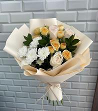 Букет цветов из:  Розы и Хризантемы в Новосиле