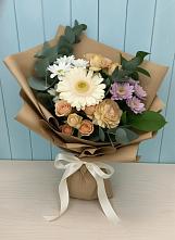 Букет цветов из:  Герберы и Хризантемы в Новосиле